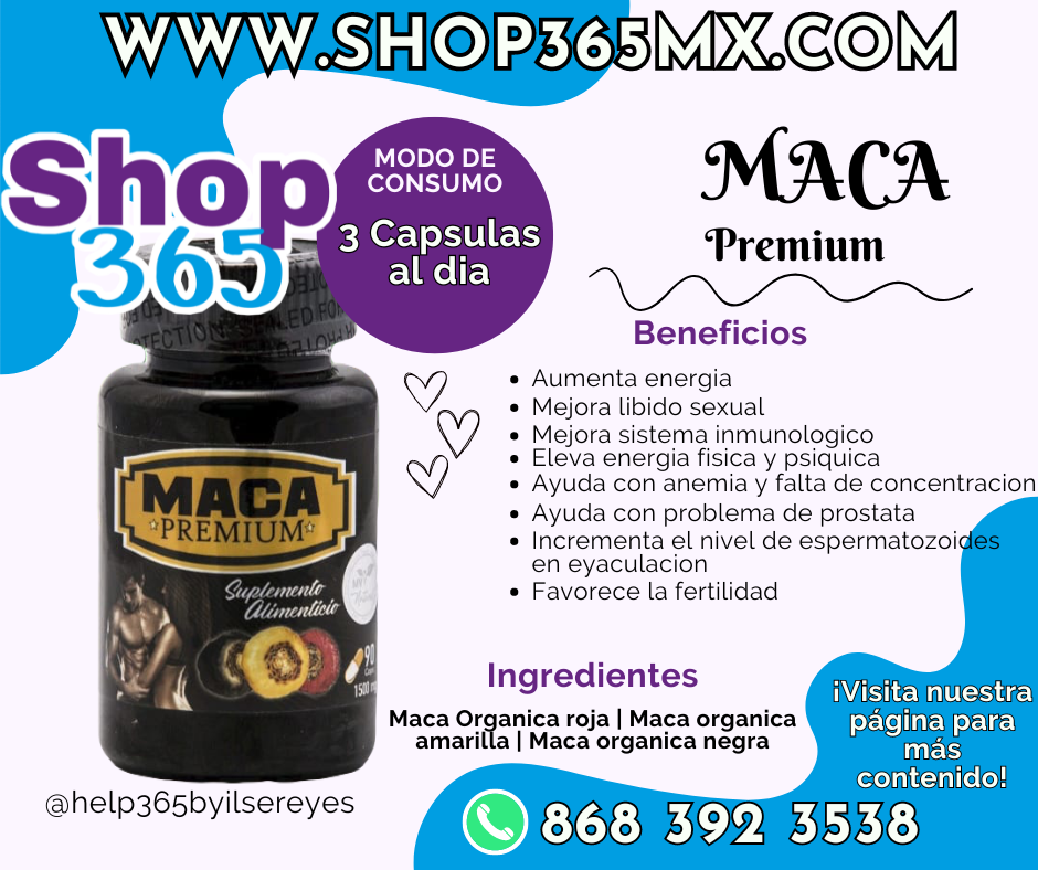 MACA PREMIUM HOMBRE