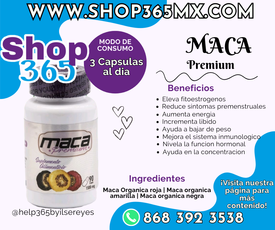 Maca Premium mujer