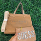 Bolsa Guess café