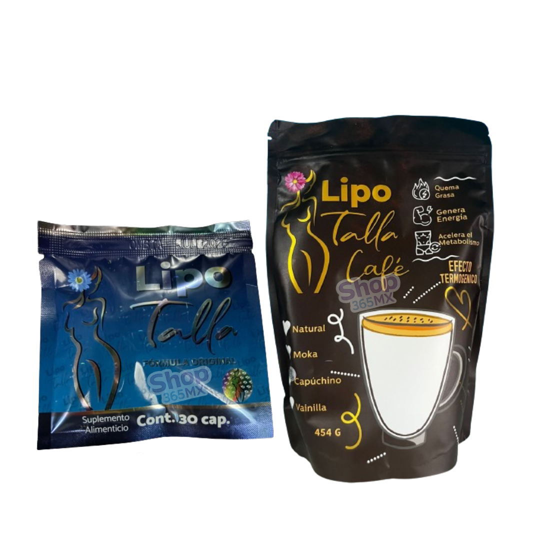 Lipotalla Blue Loss Size + Lipotalla Cafe