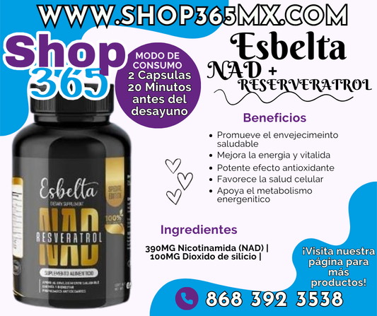 Esbelta NAD Reserveratrol
