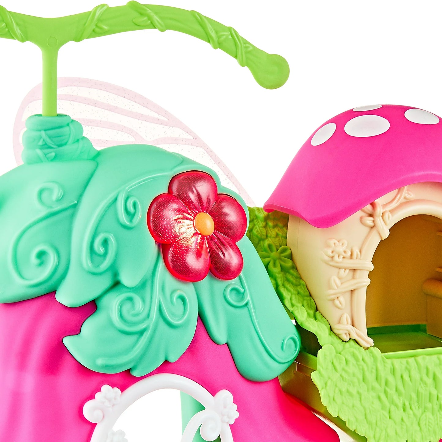 Kid Connection Juego de Hadas Casa de Flores con Luz y Sonido, 23 Piezas, Juguetes para Niños Pequeños