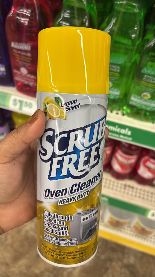Scrub Free Lemon Scent Oven Cleaner Heavy Duty