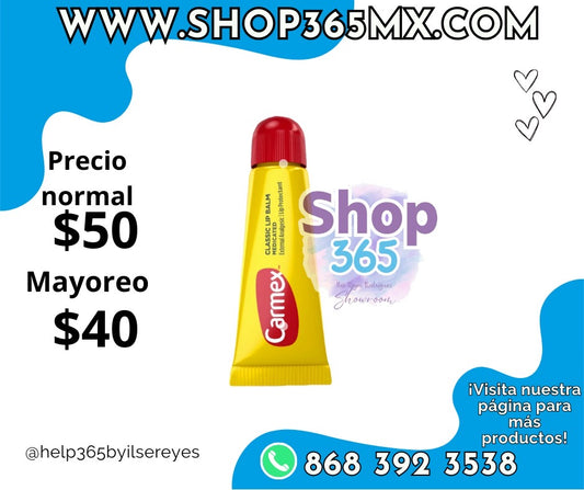 Carmex Classic Tubo de bálsamo labial medicado, humectante labial, 1 unidad