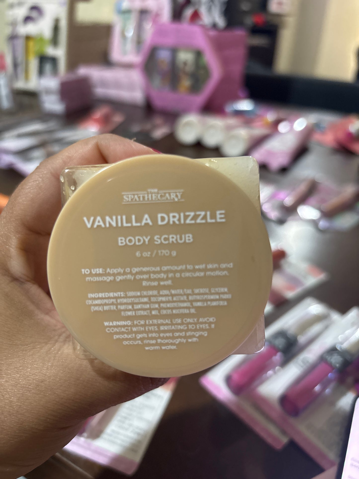 Spathecary Body Scrub Vanilla deizzle