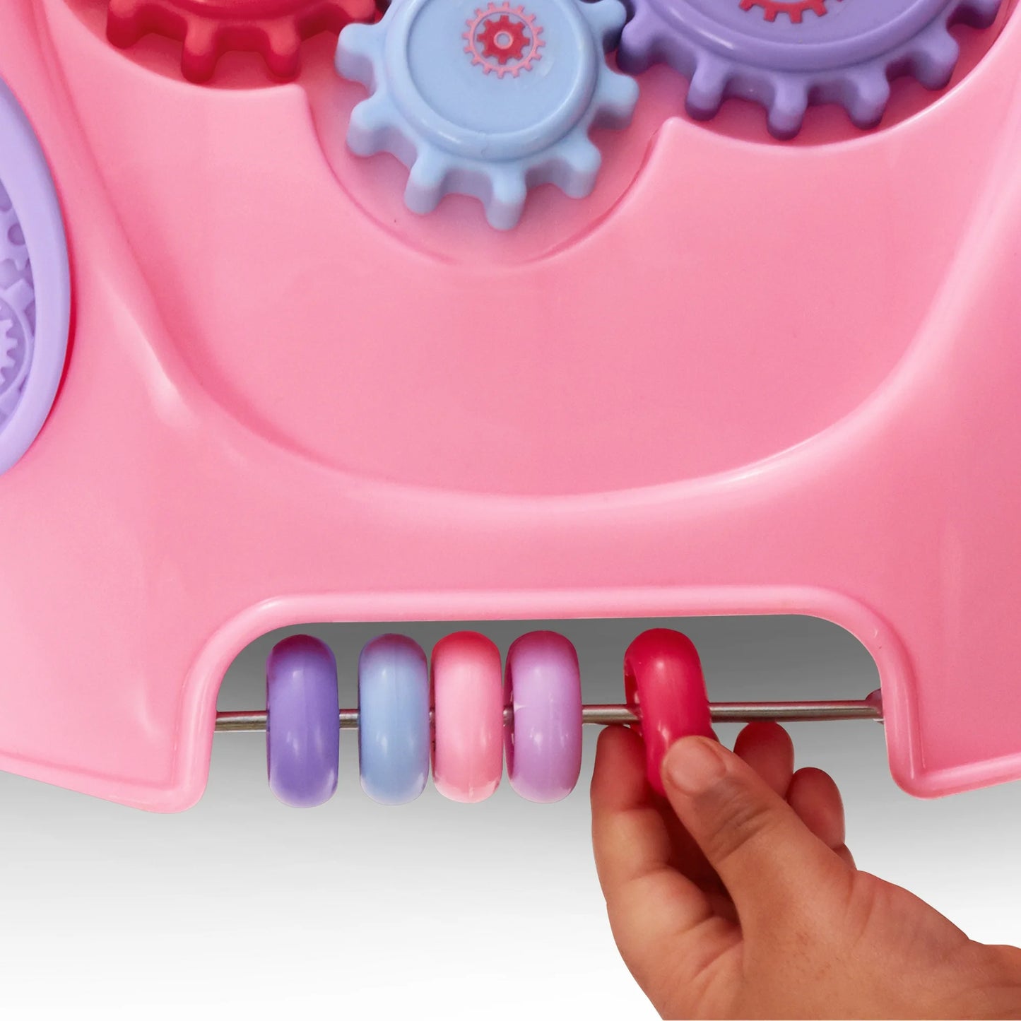 Radio Flyer Auto Creativo 3 en 1 Push Walker & Ride-on con Funciones Interactivas, Rosa