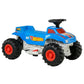 Hot Wheels Monster Truck de 6 V para Niños Pequeños, Azul/rojo, Eléctrico, Edades de 1,5 a 3 Años, Velocidad Máxima de 2 MPH