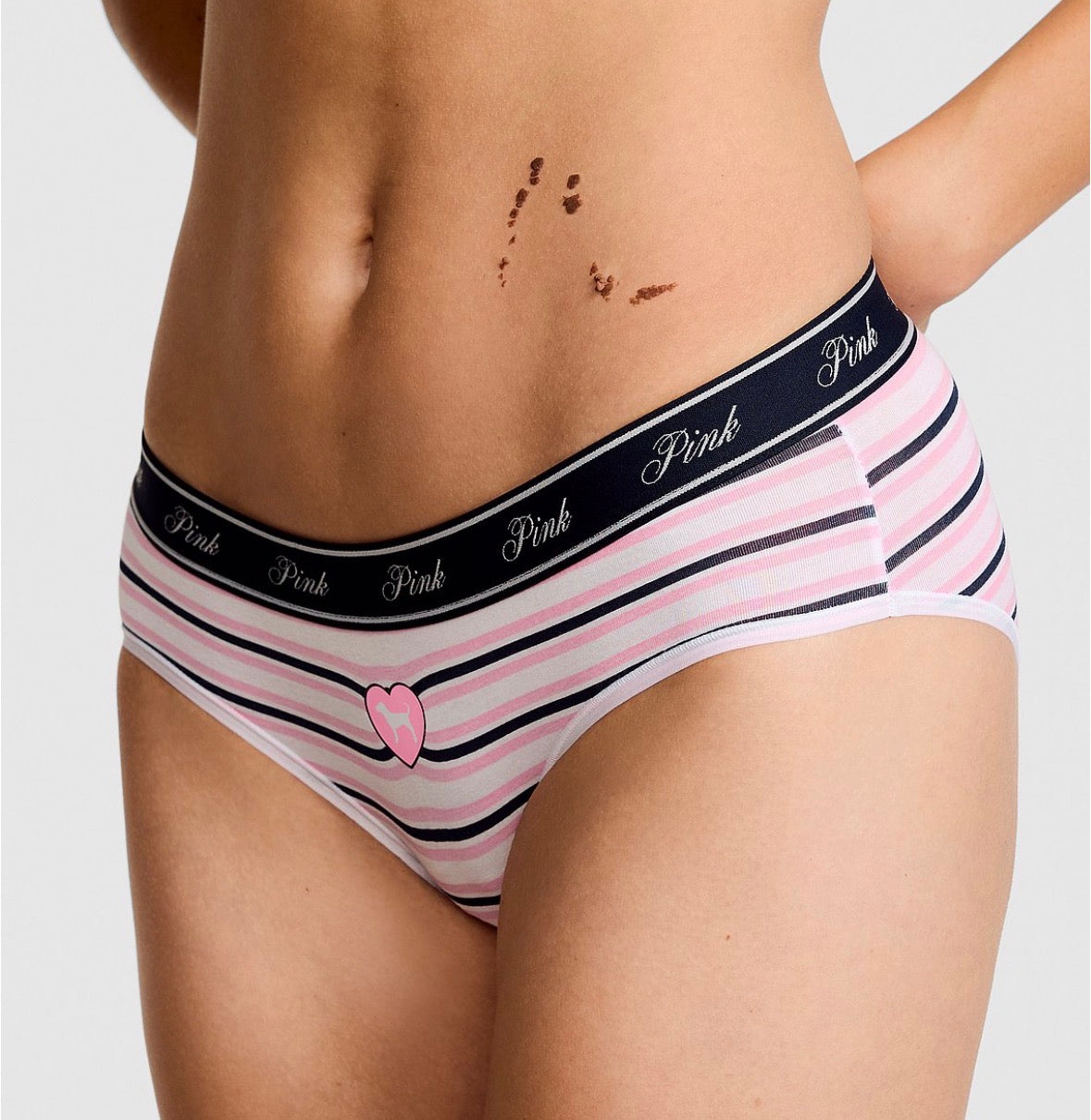 PINK by Victoria’s Secret Panty Hipster a Rayas Rosa 💗