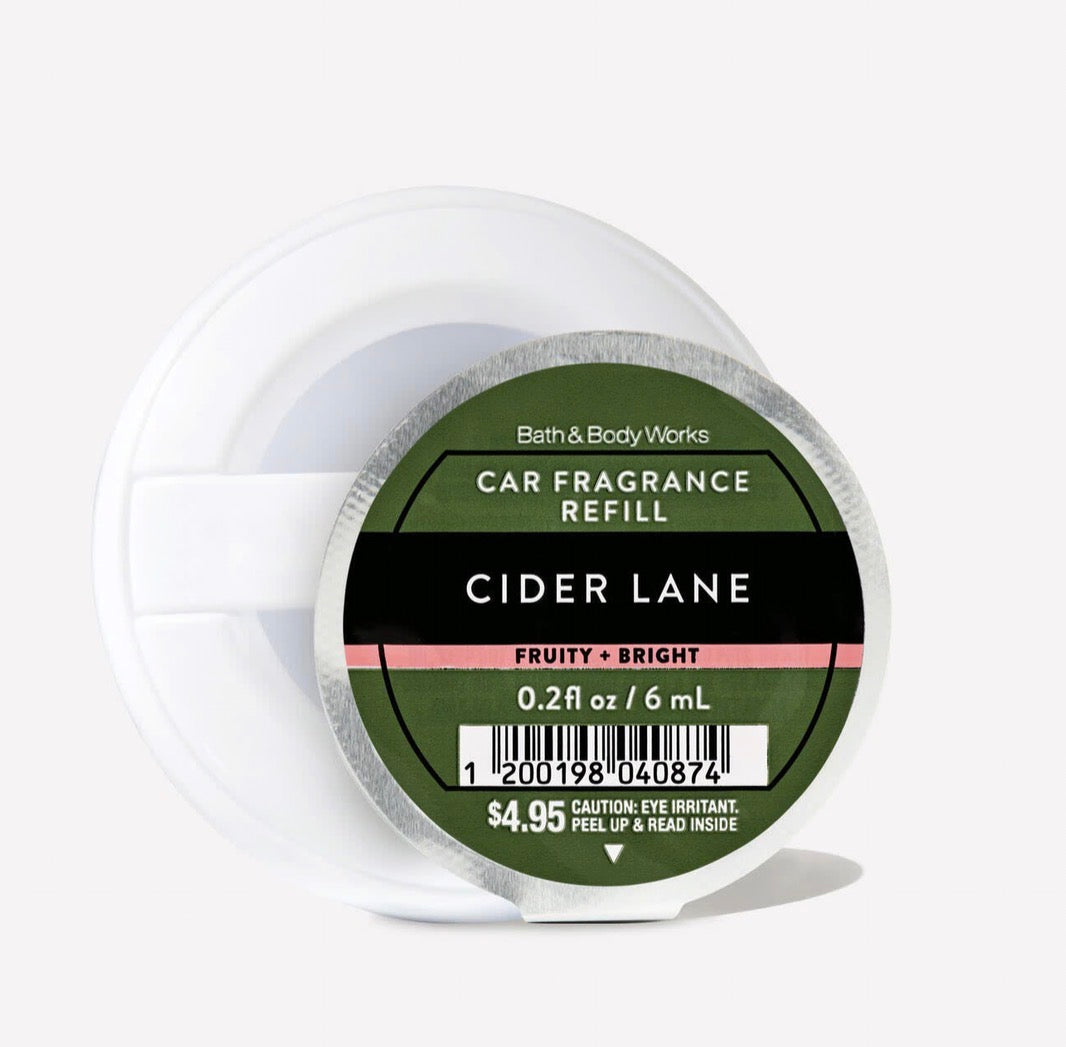 Cider Lane Repuesto Aromatizante para Auto 6 ml | Bath & Body Works