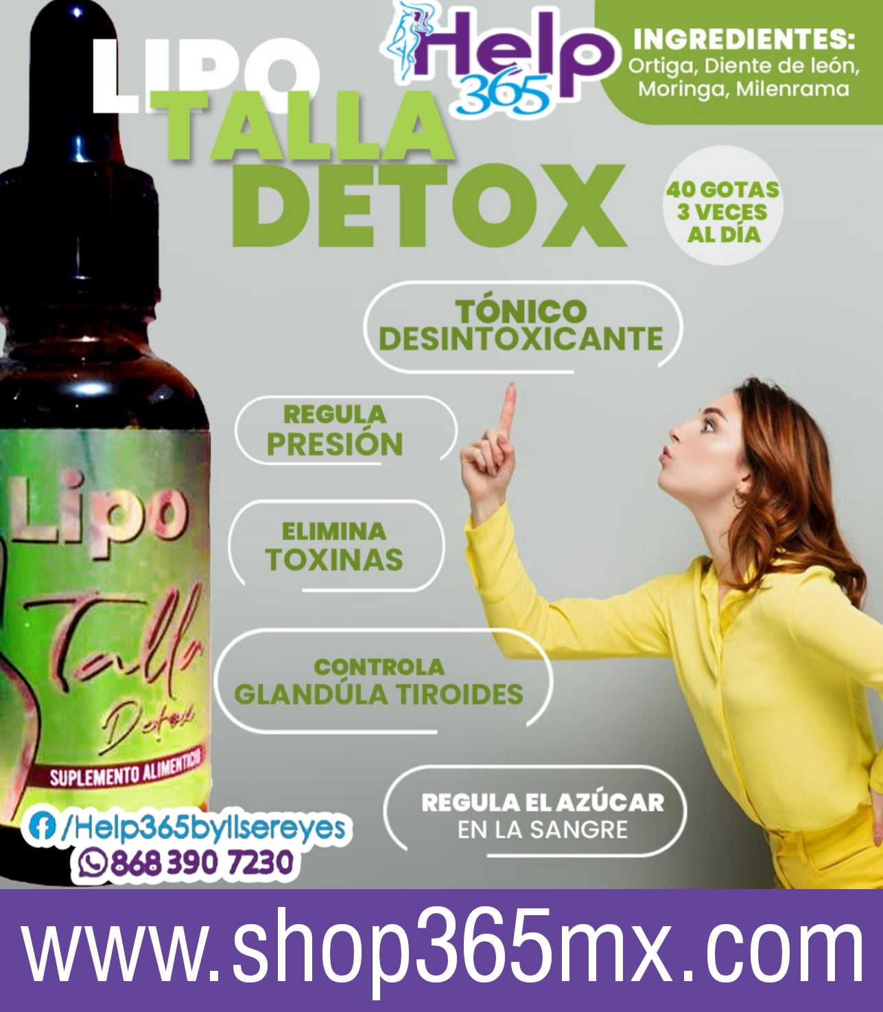 LipoTalla Detox Gotas