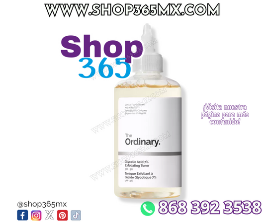 Glycolic Ácid 7% Toning Solution The Ordinary