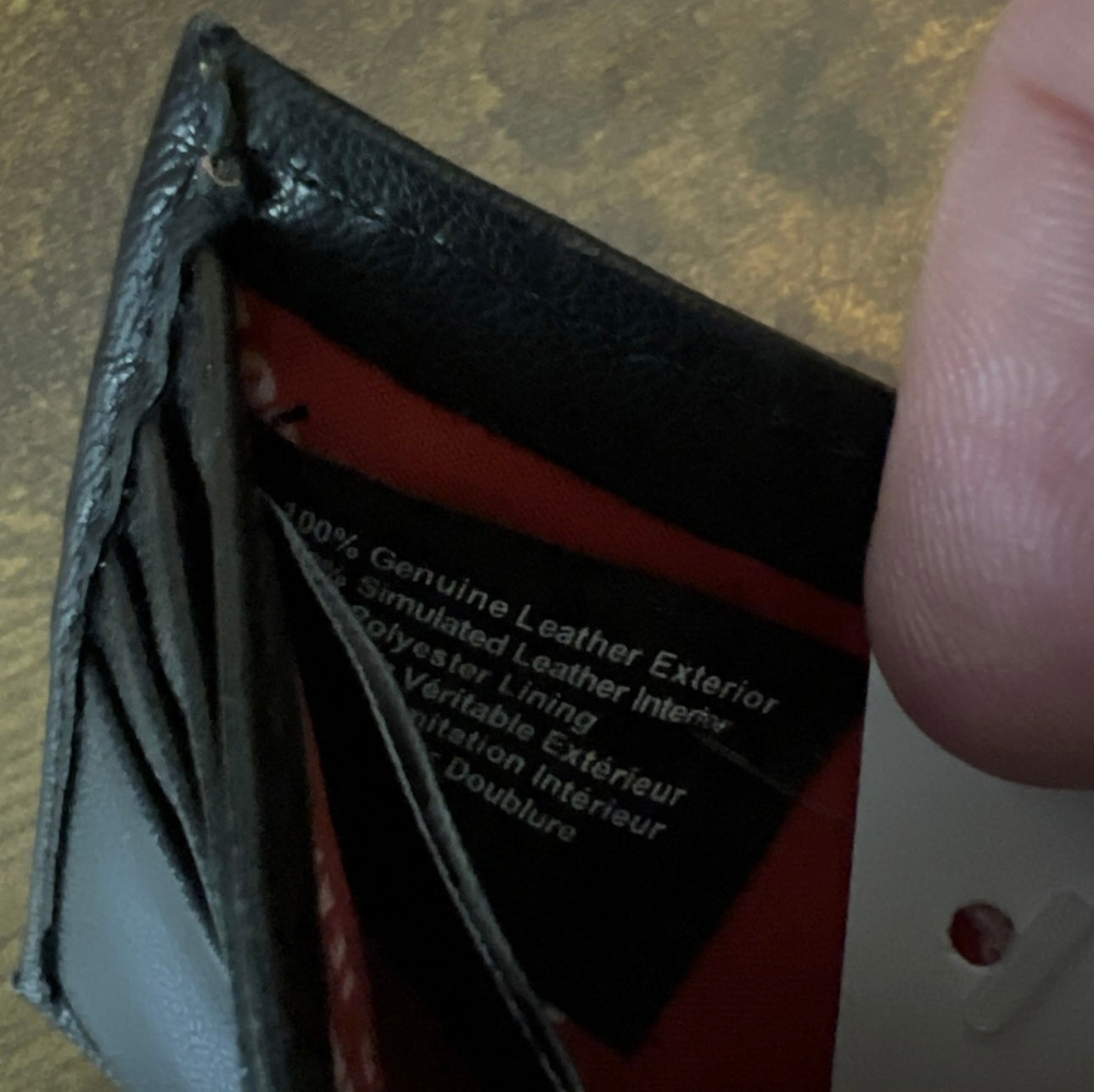 Cartera Bifold True Religion - Cuero Negro ORIGINAL