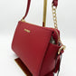STEVE MADDEN BLEXI TOP ZIP CROSSBODY CHEVY RED
