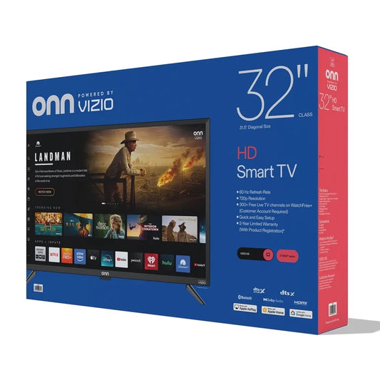 onn Smart TV de 32" Clase 720P HD con Tecnología VIZIO, 32S2V1