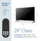 onn Clase de 24" 720P HD con Tecnología VIZIO Smart TV, 24S2V1
