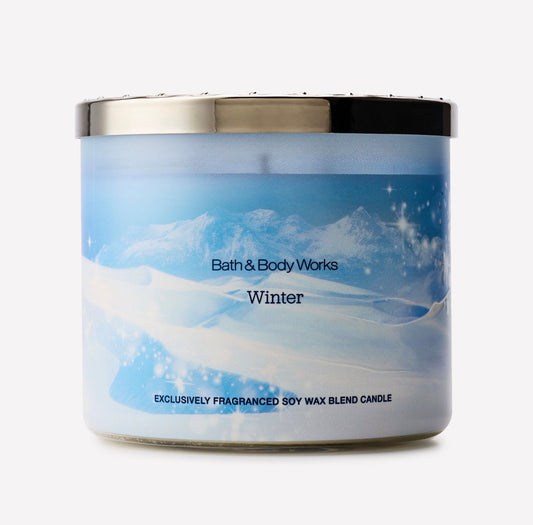 Bath & Body Works Winter – Vela Aromática de 3 Mechas 411 g