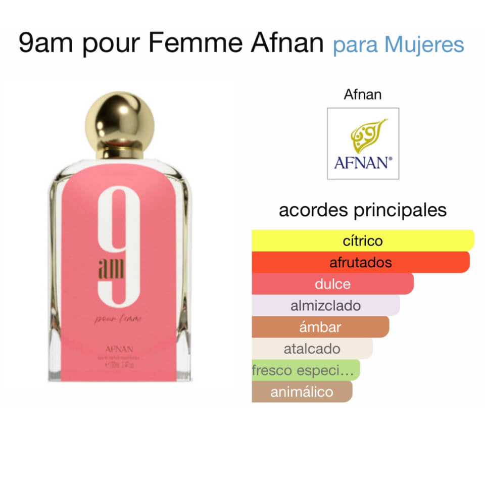 AFNAN 9AM POUR FEMME M EDP 100ML