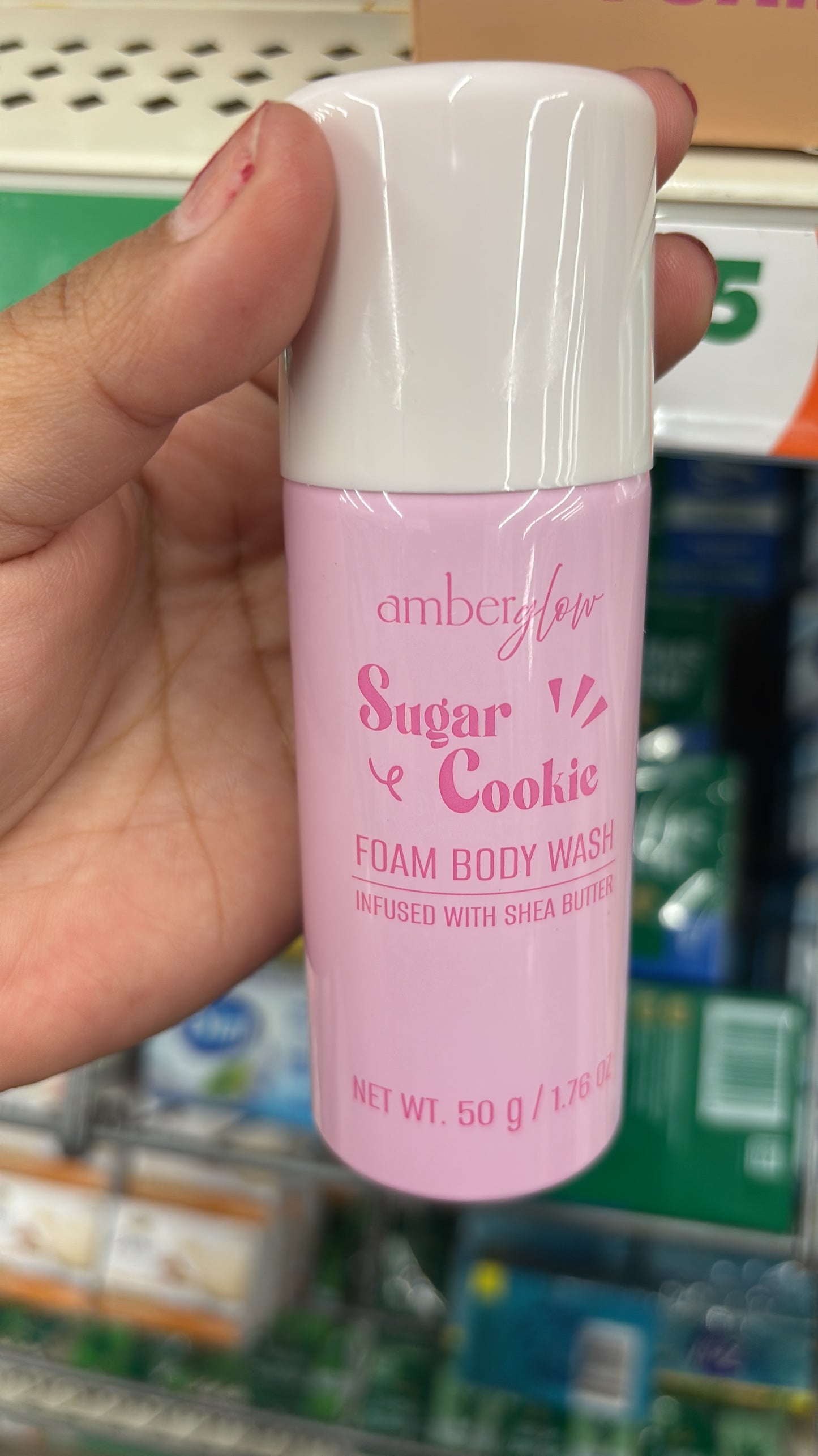 Sugar cookie foam body wash