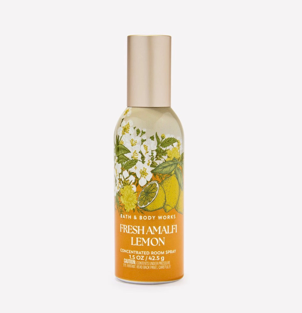 Bath & Body Works Fresh Amalfi Lemon Room Spray 1.5 oz | Aroma Cítrico Fresco