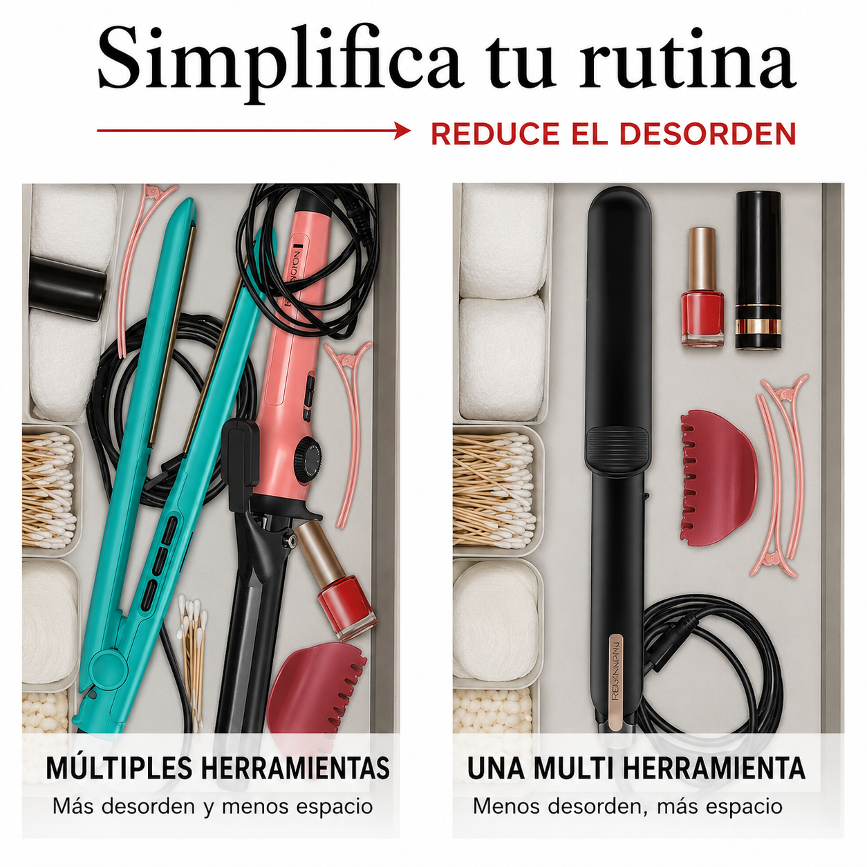 Remington oneTM Plancha de Rizar/enderezador de Pelo