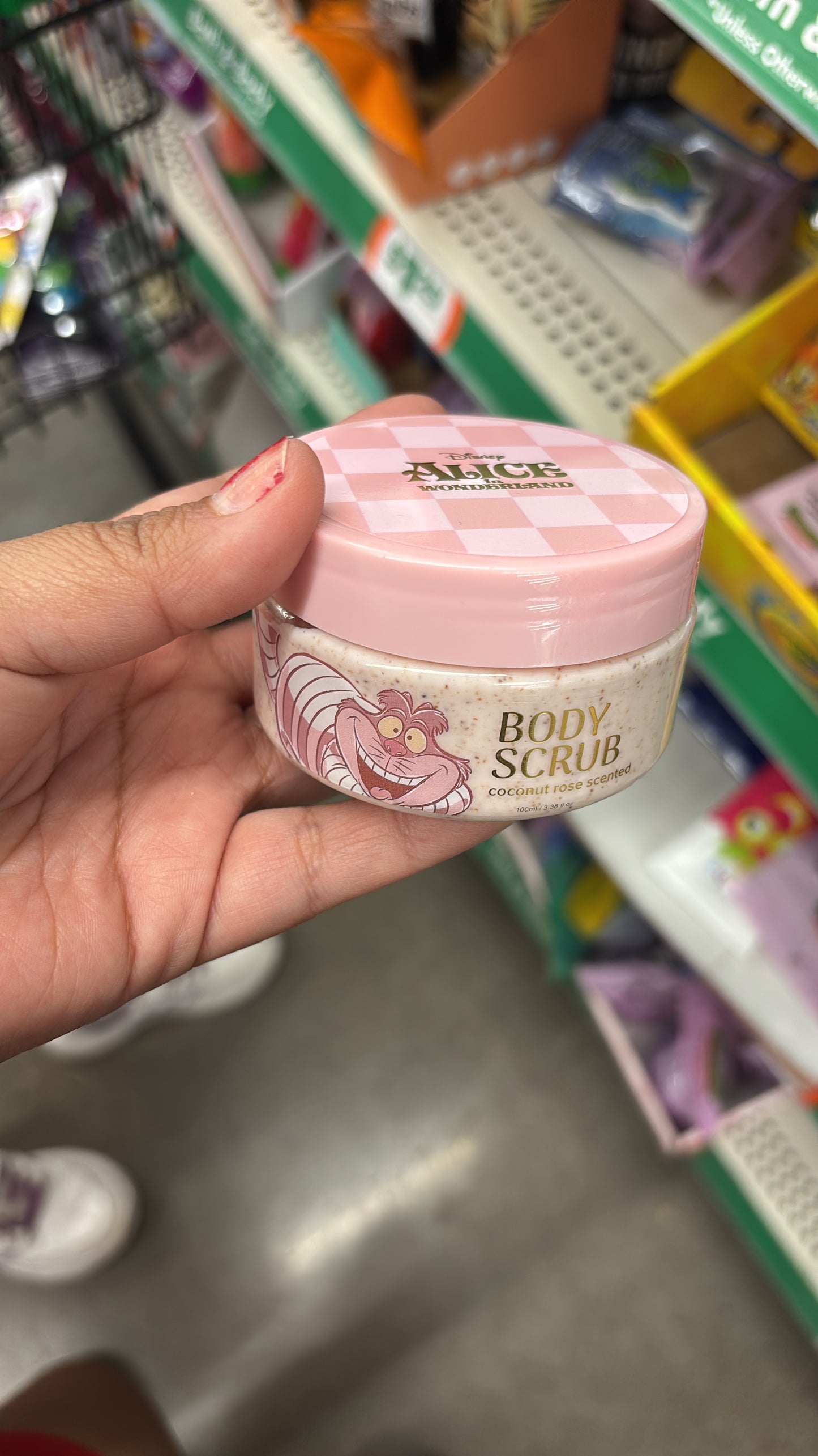 Alicia en el país de las maravillas body scrub coconut rose