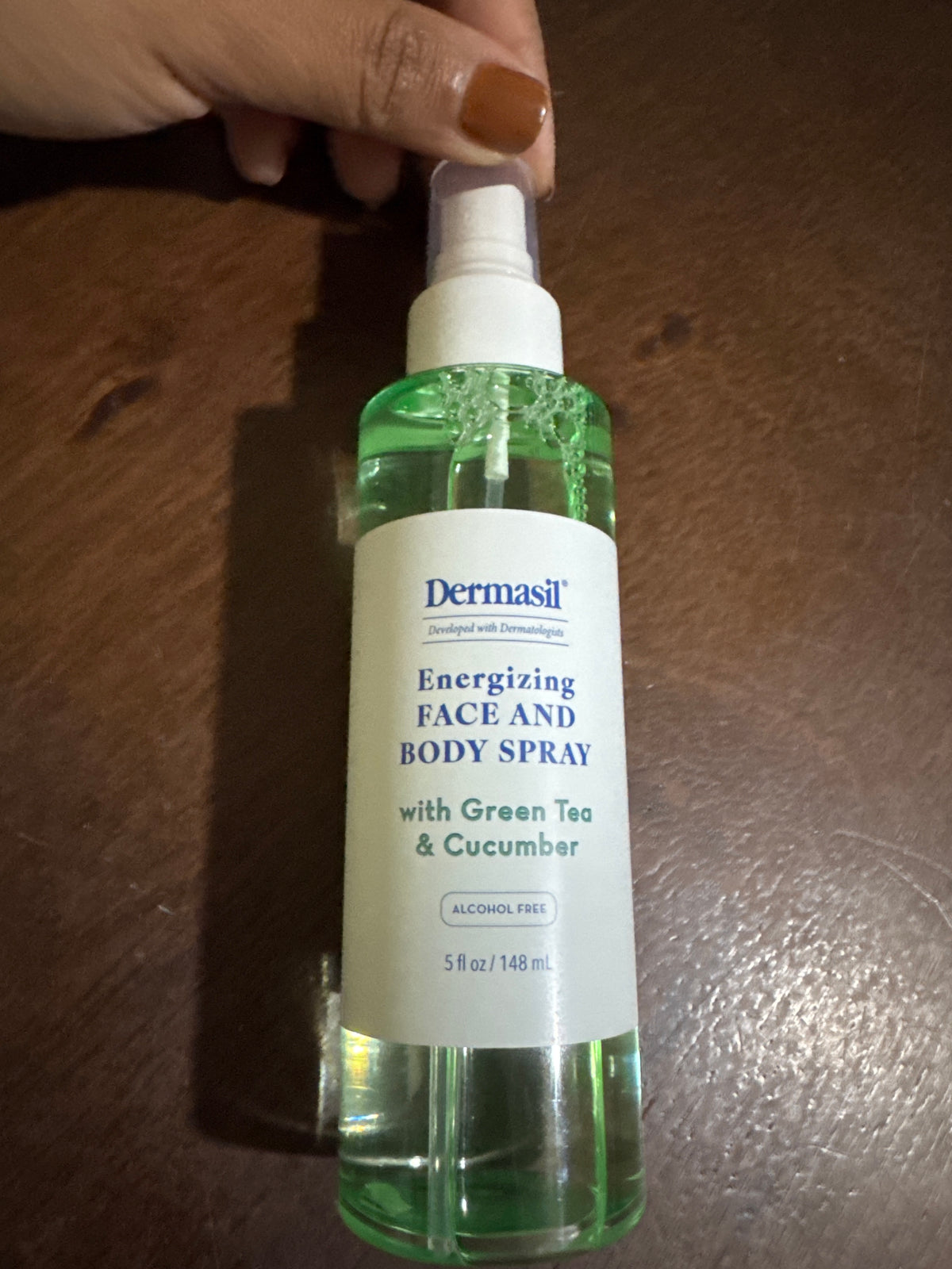 Dermasil Energizing Face & Body Spray with Green Tea & Cucumber