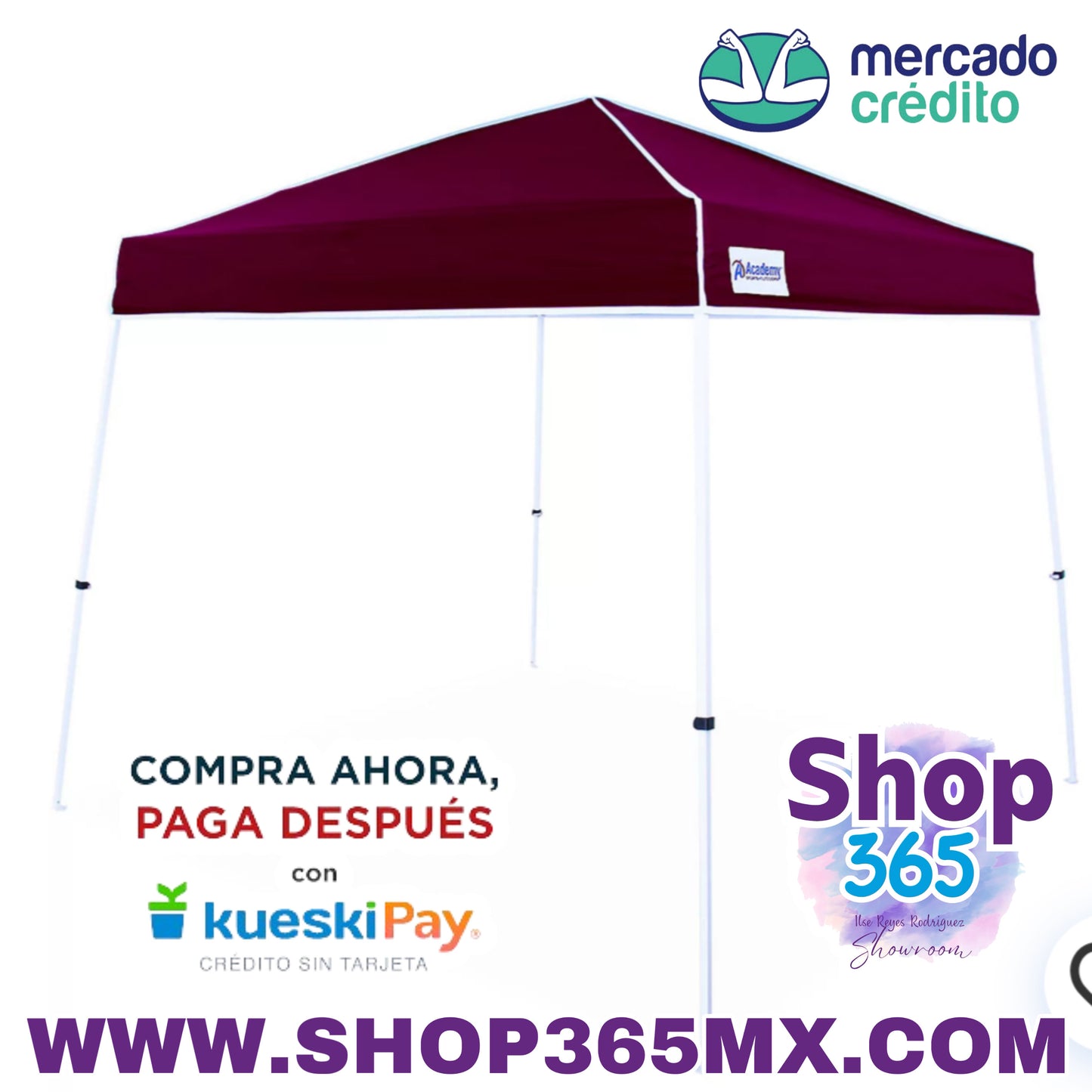 El toldo con patas inclinadas Easy Shade de 3 m x 3 m de Academy Sports + Outdoors