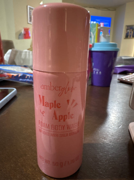 Amber Glow Maple Apple Foam Body Wash