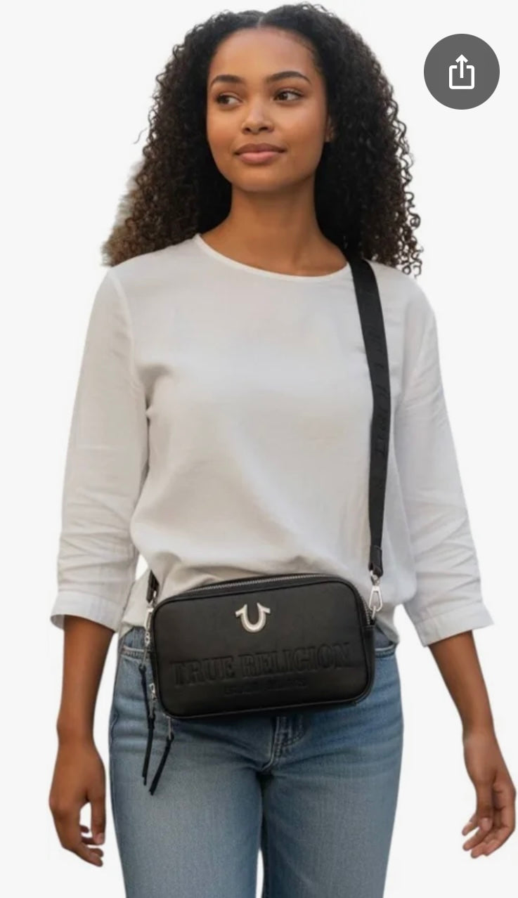 Bolsa Crossbody True Religion – Color Negro ORIGINAL