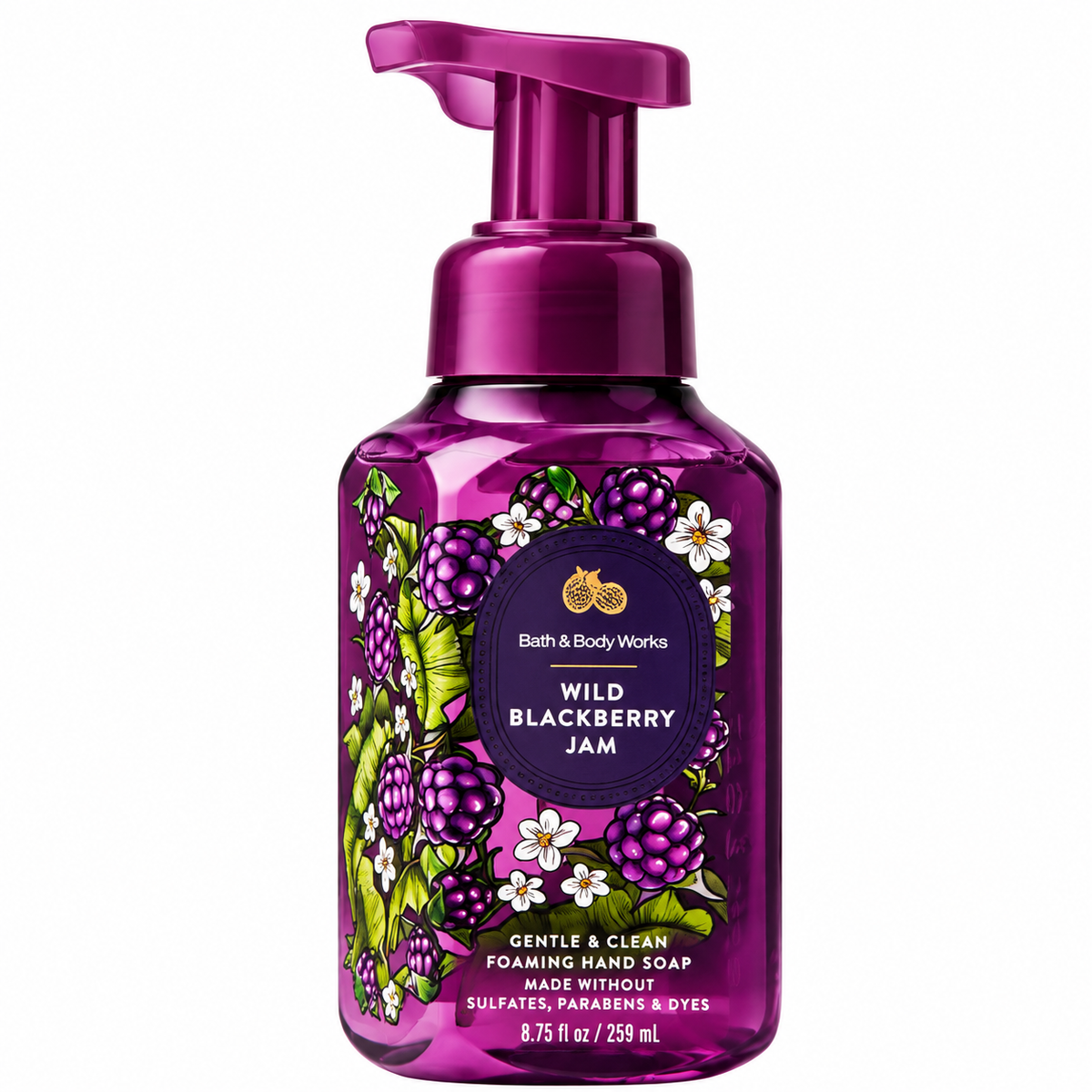 Jabón Espumoso para Manos Wild Blackberry Jam Bath & Body Works 259 ml