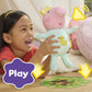 Peppa Pig Juega Oinks + Acurruca la Muñeca Interactiva Baby Evie con Accesorios, Más de 20 Sonidos, Más de 3