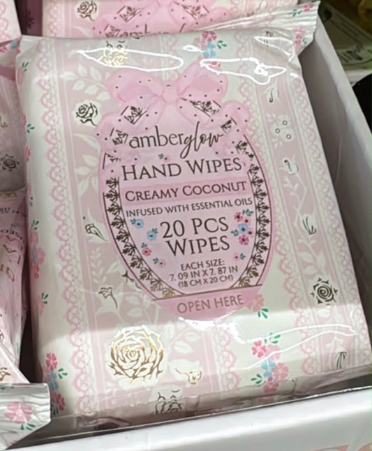 Amber glow Hand wipes