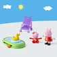 Peppa Pig Juguetes Peppa y Evie's Park Juego Divertido con 2 Figuras, Juguetes Preescolares, 3+