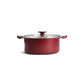 Juego de utensilios de cocina antiadherentes de cerámica Tramontina Ceramaware de 20 piezas, color vino.