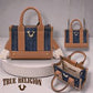 Minibolso Tote Crossbody True Religion de Mezclilla y Piel