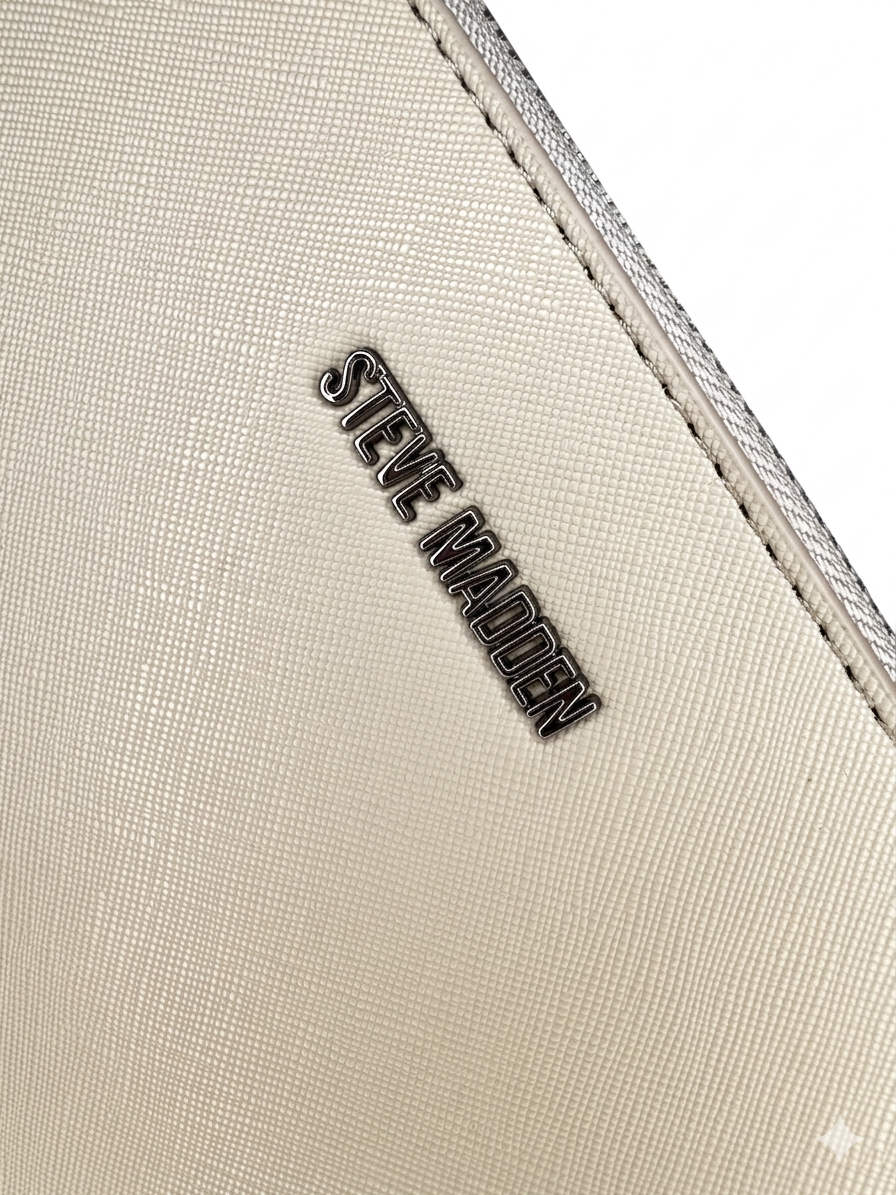 STEVE MADDEN BLEXI TOP ZIP CROSSBODY TAUPE