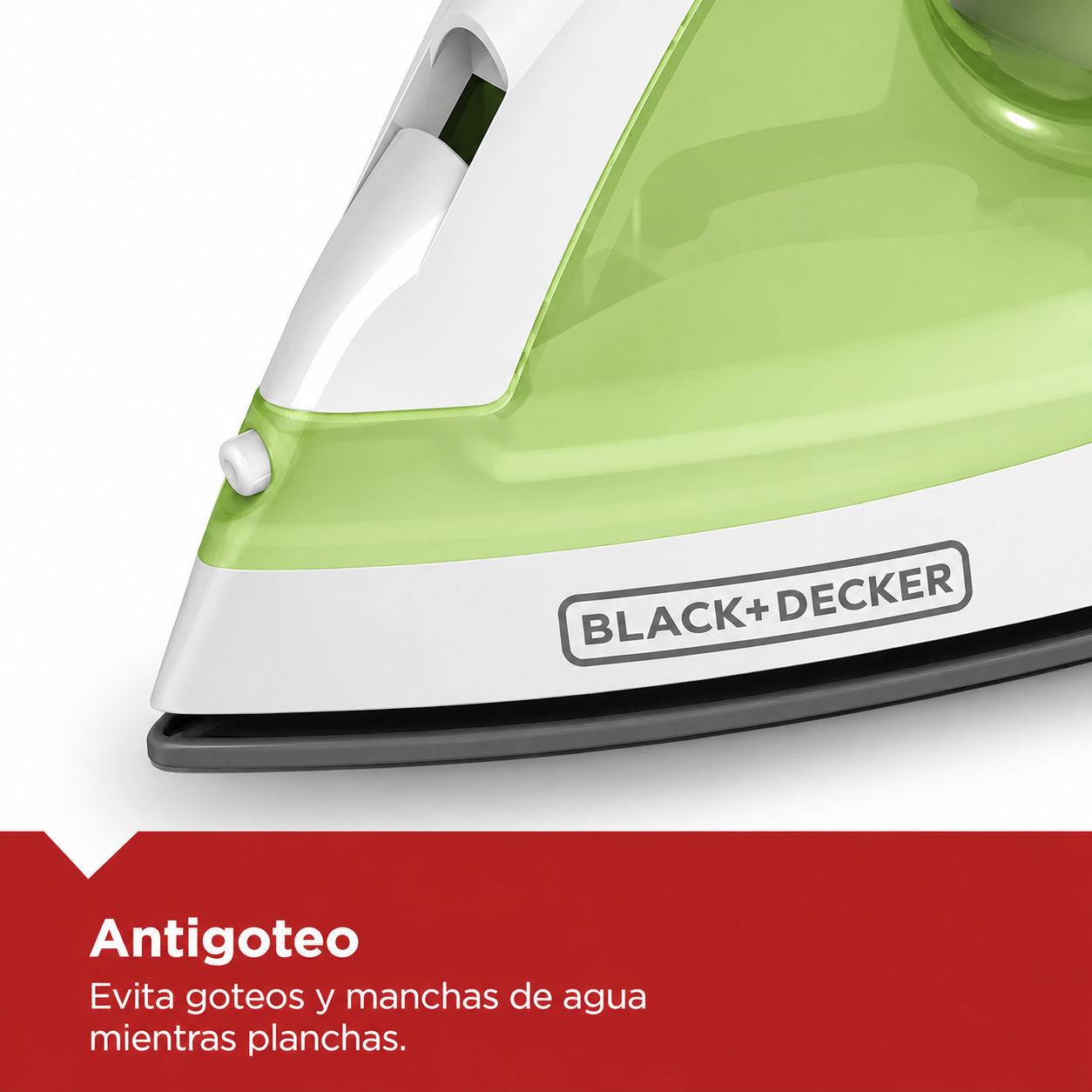 Black+Decker, Plancha Compacta Fácil Vapor, IR02V-T
