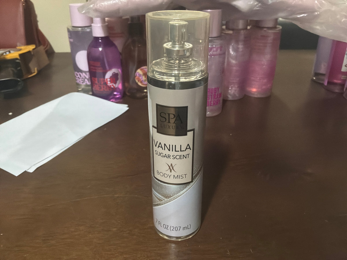 Spa Luxury Vanilla Sugar Scent Body Mist