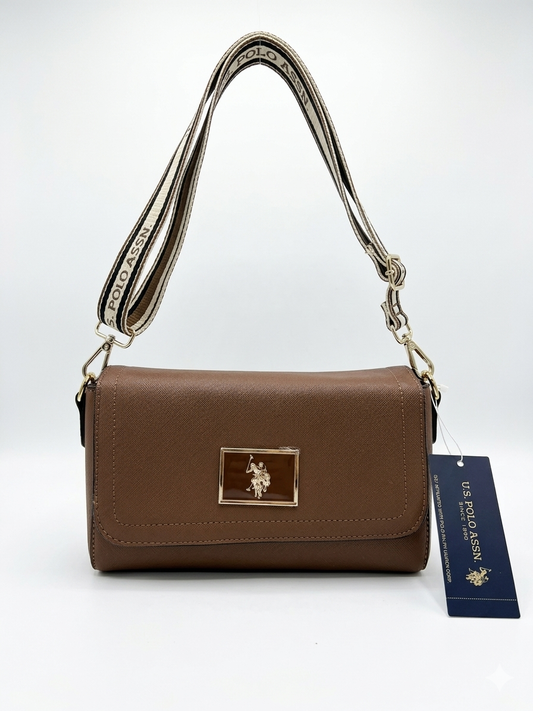 Bolsa Crossbody U.S: Polo ASSN Modelo 27A396AA Cafe