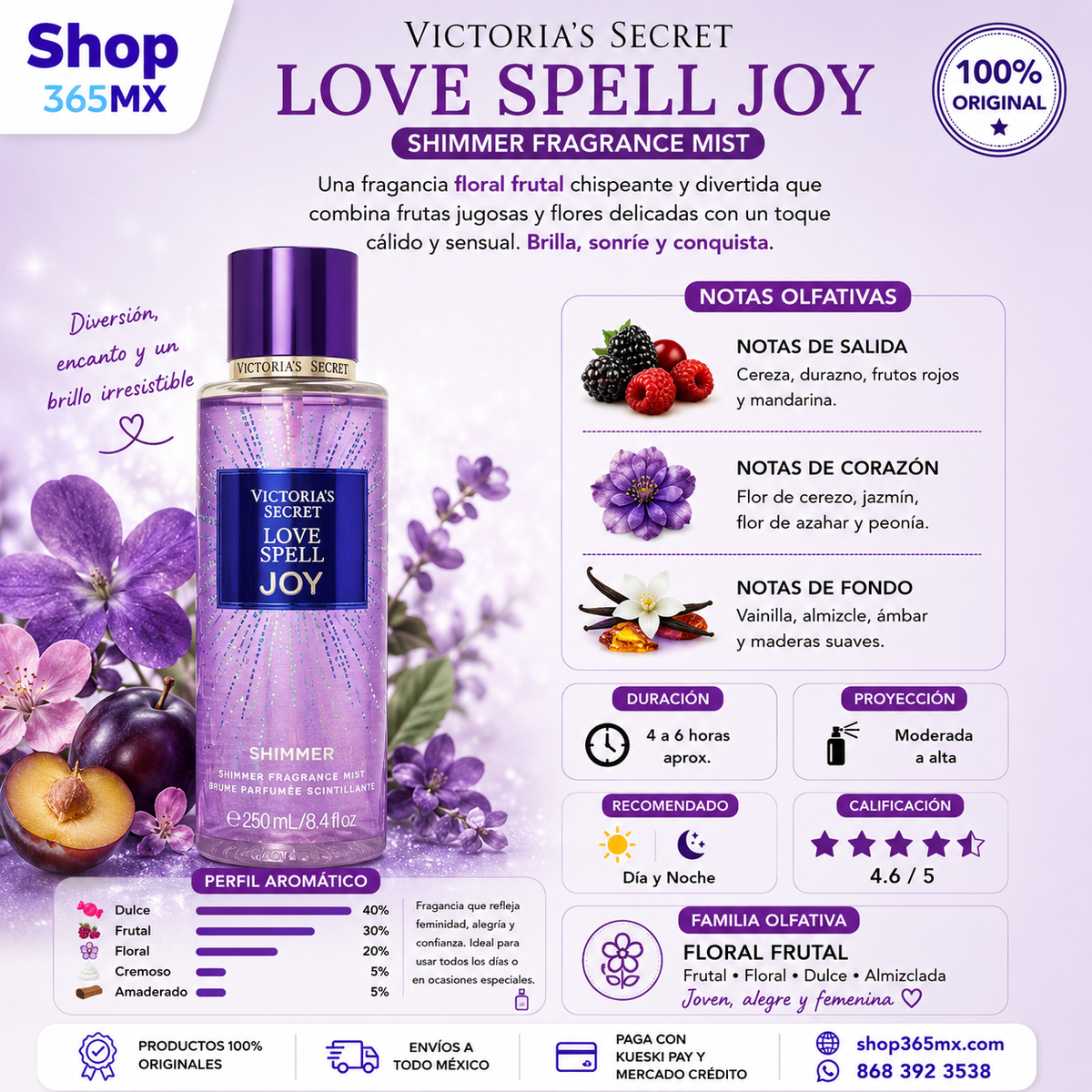 Love Spell JOY Shimmer de Victoria’s Secret