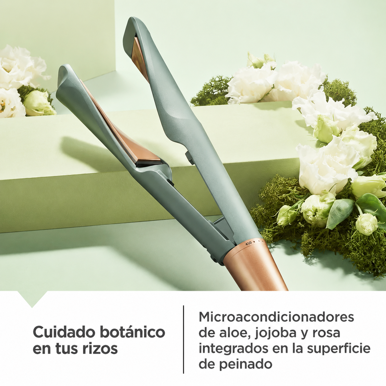 Remington Botanicals™ Estilizador Múltiple para Twist & Curl, Cerámico, 7 Niveles de Calor, Vale