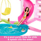 Barbie Dreamhouse Casa de Muñecas para Fiestas en la Piscina y Juego con Más de 75 Piezas, 45 Pulgadas, Tobogán y Elevador para Cachorros