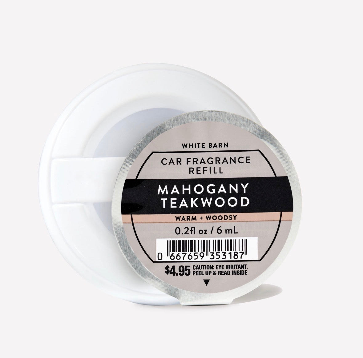 🚘🖤 Bath & Body Works Mahogany Teakwood – Repuesto Aromático para Auto | 6 m