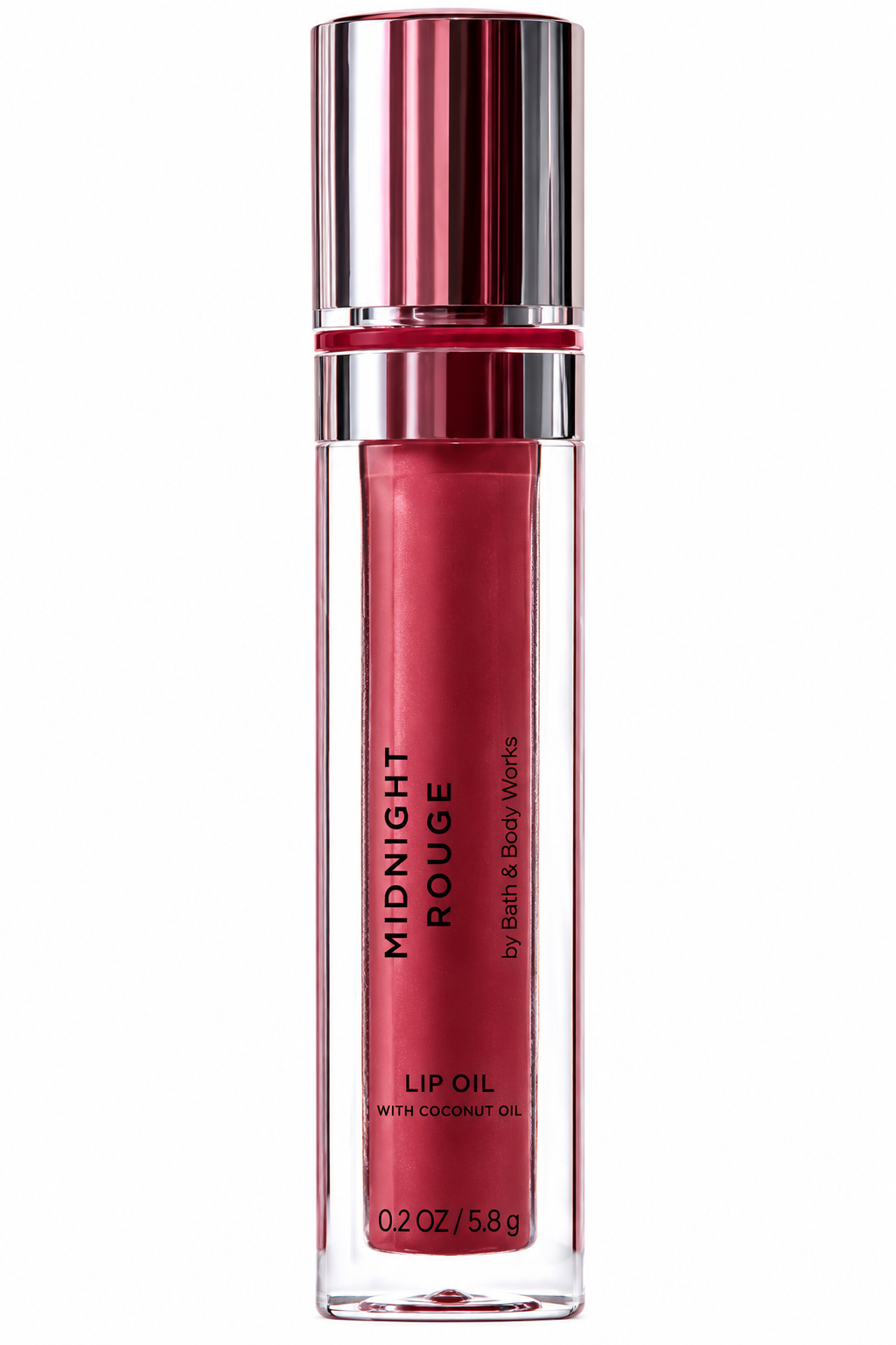 Bath & Body Works Midnight Rouge Lip Oil – Aceite Hidratante para Labios con Coco 5.8 g