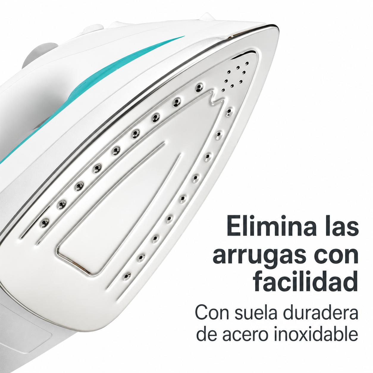 Plancha Hamilton Beach Hierro de Cordón Retráctil, Blanco, Modelo 14212