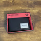 Cartera Bifold True Religion - Cuero Negro ORIGINAL