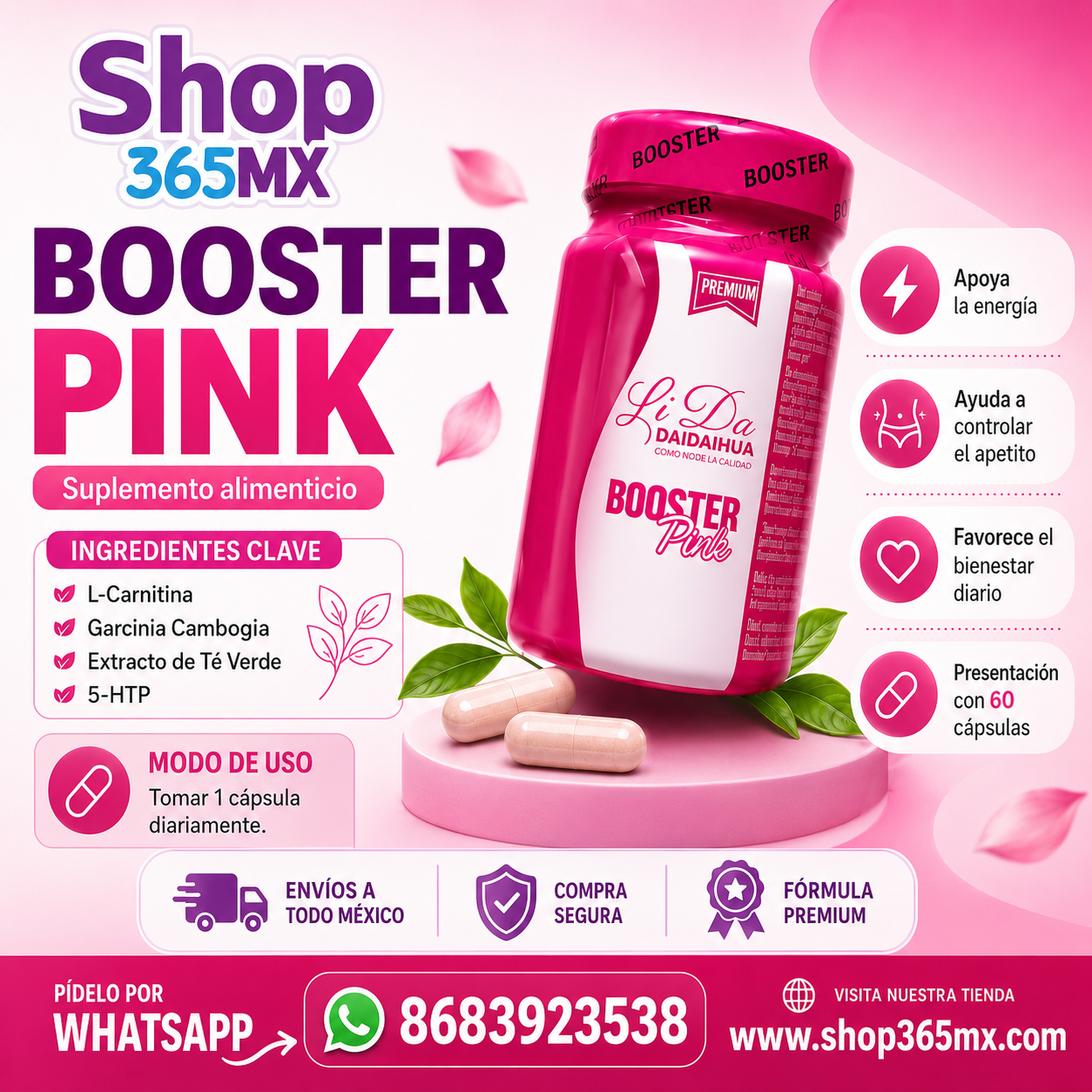 LIDA BOOSTER PINK BY LIDA DAIDAHUA