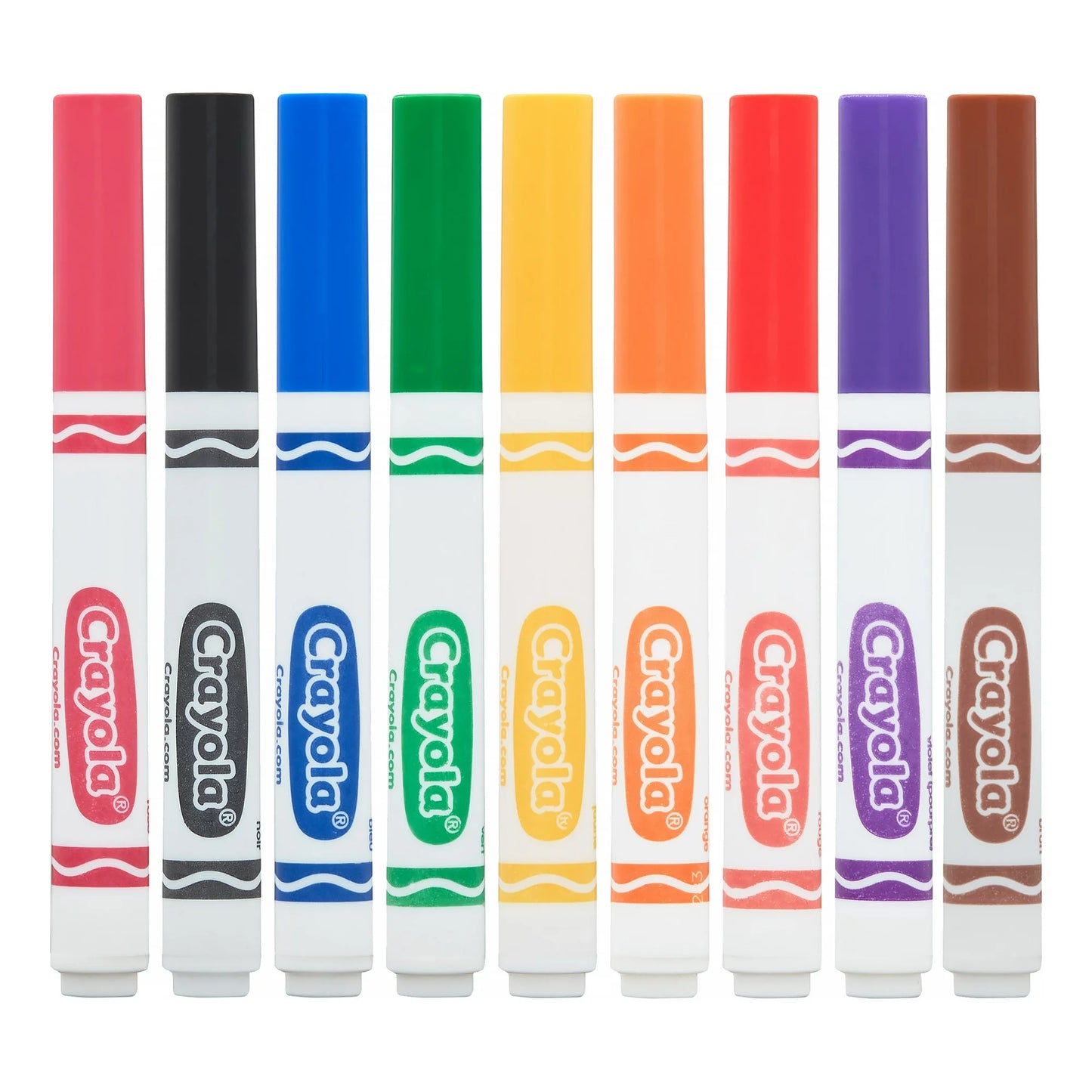 Crayola Marcadores de Trazo Ancho 10 Unidades, Colores Clásicos