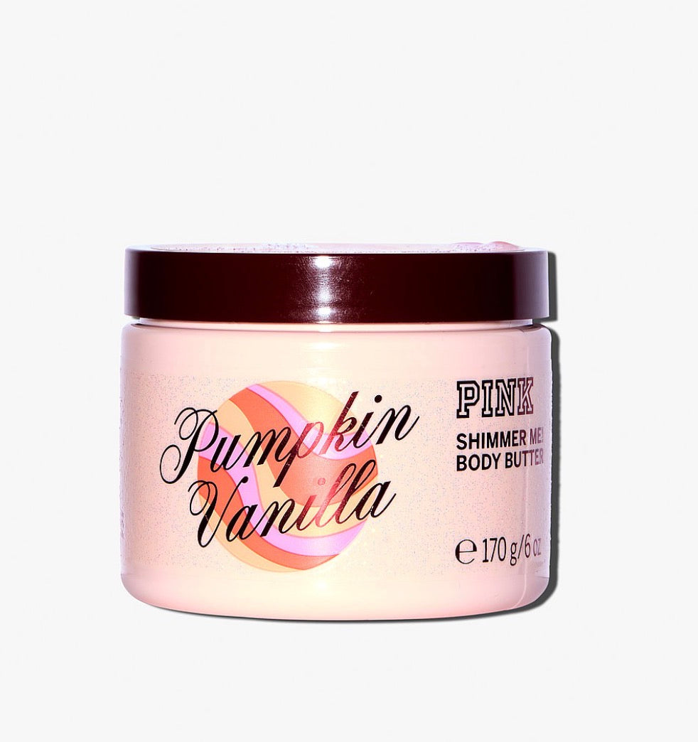 Pink Shimmer Body Butter Pumpkin Vanilla