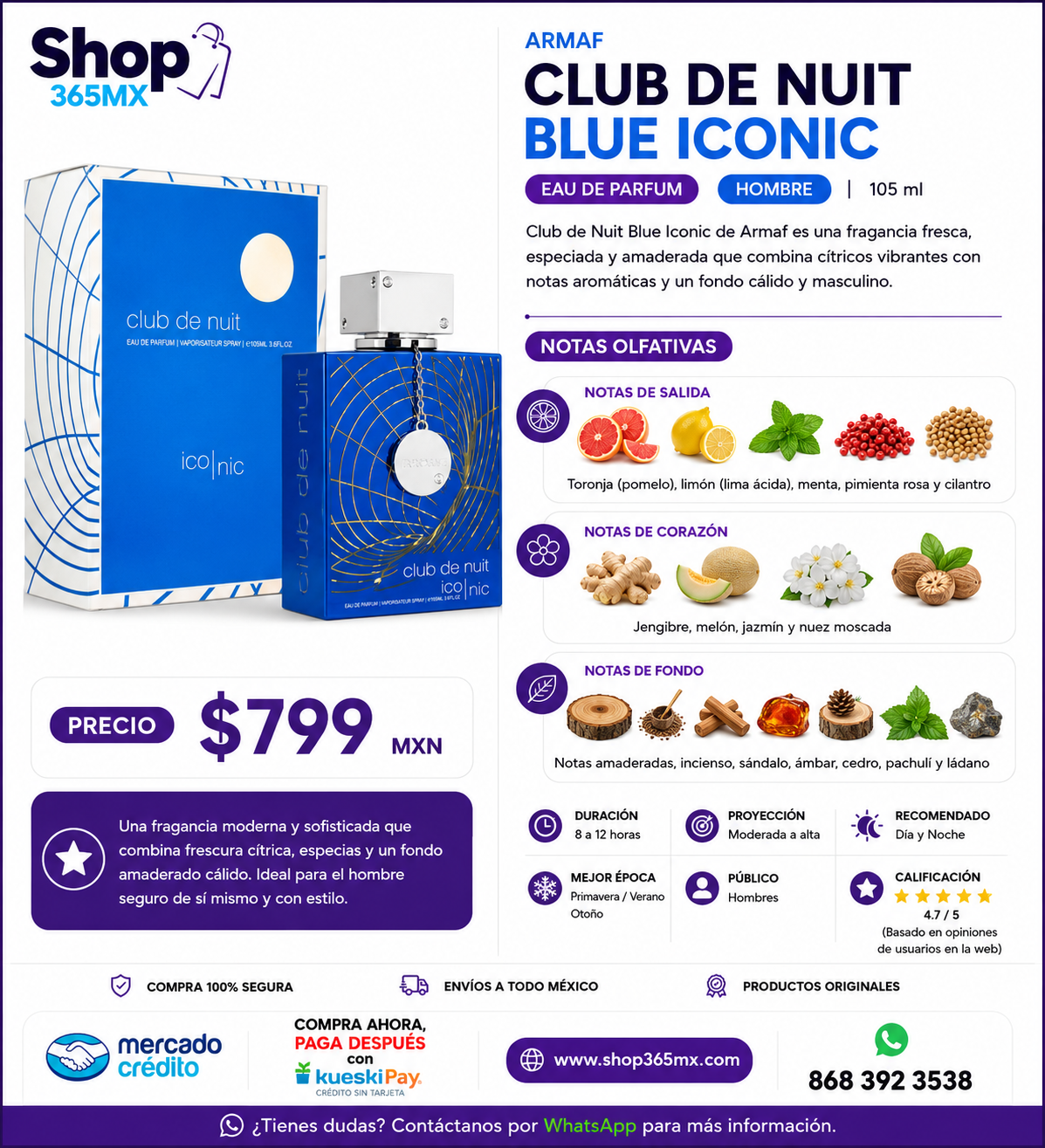 ARMAF Club de Nuit Iconic EDP H 100ML